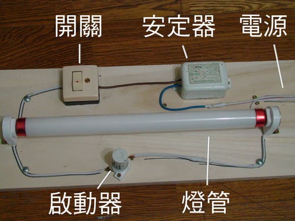 日光燈的原理