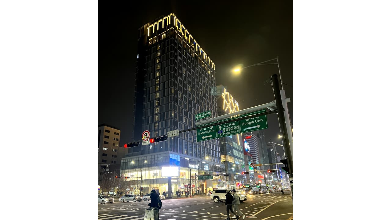 韓國弘大街頭