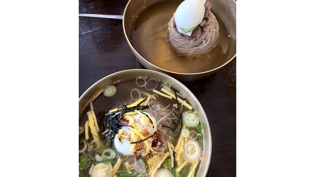 韓國狎鷗亭江西麵屋冷麵
