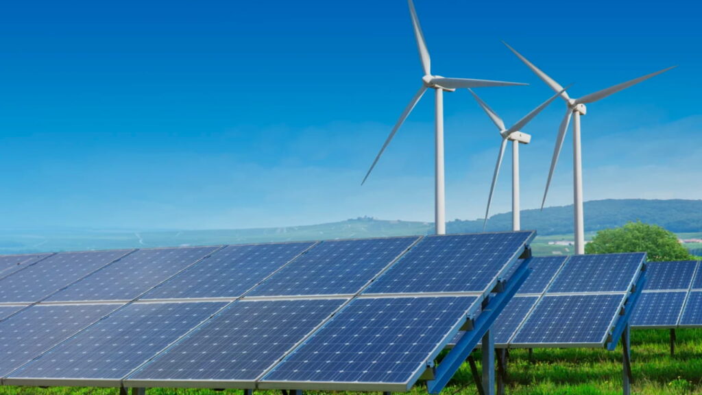 再生能源（風力發電與太陽能發電）